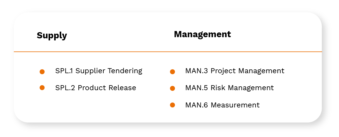 Supply and Management Processes