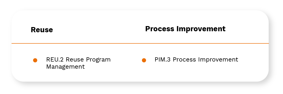 Reuse and Process Improvement Processes Reuse and Process Improvement Processes
